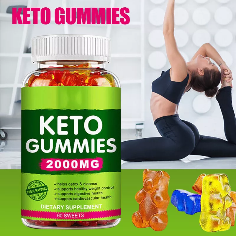 60ct Keto Gummies Ketone Weight Loss Fat Burner Men Women Dietary Supplies  | eBay