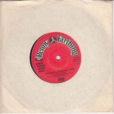 Overland Gambling Train/Connections In The City 7'' : Daniel Boone's Boogie Band