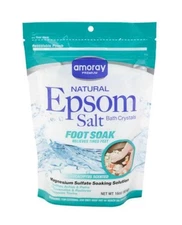Epsom Salt Foot Soak Natural Bath Crystals Eucalyptus Scented - 16 Oz