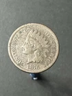 1876 Indian Head  Cent US One Penny