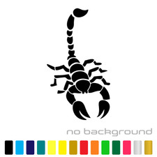 Scorpion Sticker Vinyl Decal - Zodiac Scorpio Desert for Truck Bumper Car Window