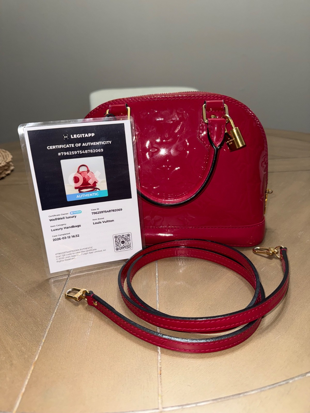 Louis Vuitton Alma BB Handbags Authentic