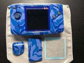 SNK Neo Geo Pocket Color NGPC Slim Camouflage Blue with IPS Screen Mod