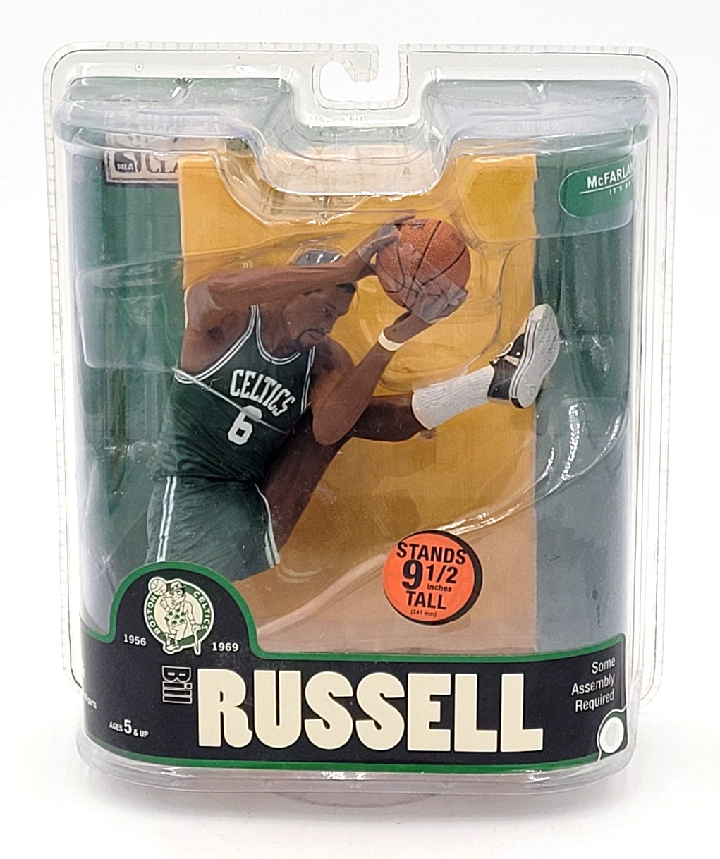 2007 McFarlane Bill Russell Boston Celtics Series 3 NBA Lege