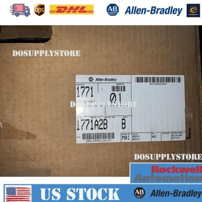 AB 1771-A2B 8-Slot Back Panel Mount Universal Input/Output Chassis US Free Tax