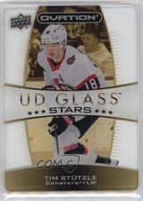 2023-24 Upper Deck Ovation UD Glass Stars Gold Tim Stutzle #GS-3