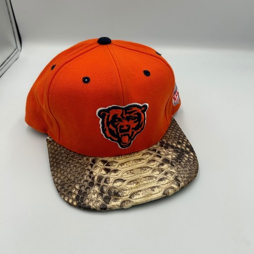 Mitchell & Ness Just Don  RSVP Chicago Bears Python OSFA Orange Snapback Hat