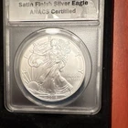 U.S. Mint 2016 American Eagle 1 oz .999 Silver Coin Satin Strike ANACS Certified