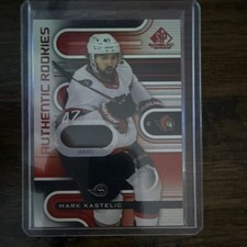Upper Deck SP Game Used Authentic Rookies Mark Kastelic Jersey #161 Senators