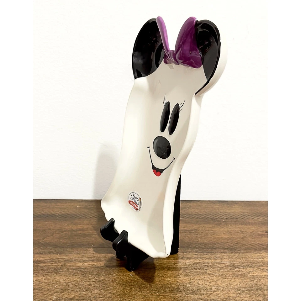 Novo com etiquetas: Disney - Minnie Mouse Ghost Halloween Figur Plate / Bandeja - Imagem 3 de 4