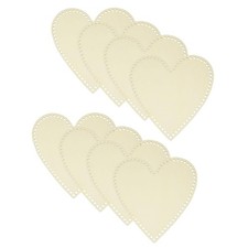 8Pcs Crochet Basket Base, 10 x 10 Inch Heart Shape Basket Bottoms Shaper Blan...