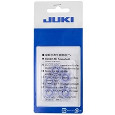 Juki 5-Pk Drop In Plastic Bobbins Class 15 for Home Sewing Machines