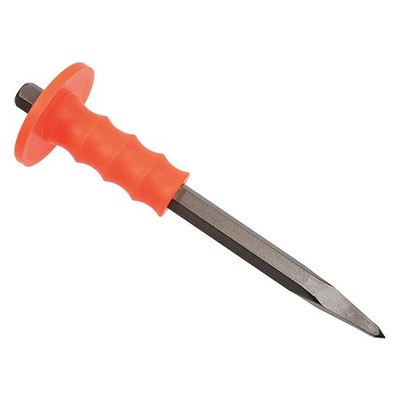 MAYHEW SELECT 80205 Handguarded Bullpoint Chisel,12in L 41GJ82