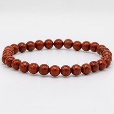 Bracelet en jaspe sanguin