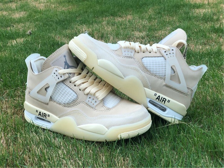 Size 7 - Jordan 4 SP x Off-White Mid Sail W for sale online | eBay