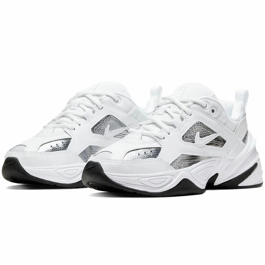 Nike M2K Tekno ESS 7.5 ホワイト/メタリックシルバー Nike M2K Tekno ESS Metallic Silver W for sale | eBay