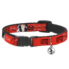 Warner Bros. Horror Movies Cat Collar, Breakaway Collar with Bell, Friday The 13