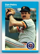 1987 Fleer #161 Dan Petry