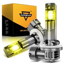 Auxbeam 881 Led Fog Light Driving Bulbs 862 886 889 894 896 898 3000k Yellow 2x