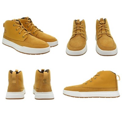 Timberland Men's MAPLE GROVE MID LACE-UP Wheat Sneakers Boots Multiple Size NIB