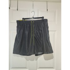 Men's sz XL Black Swim Trunks Pockets by George