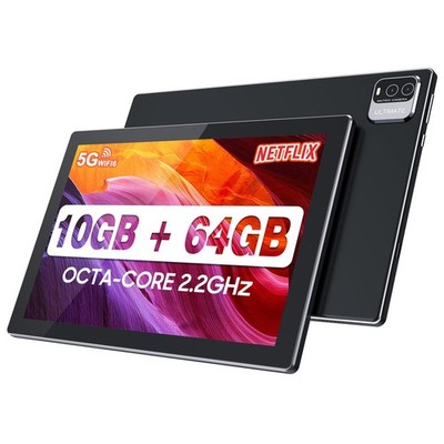 ,10.1'' Android with MTK Octa-core Processor 10GB （4GB+6GB Expand） RAM 64GB RO...