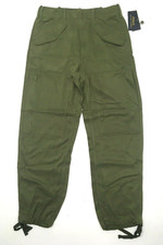 Polo Ralph Lauren Drawstring Hem Military US Army Air Force Cargo Cropped Pants