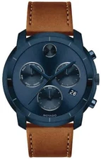 Movado Bold Chronograph Ink Blue Dial Men's Watch 3600476
