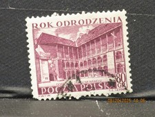 The listing:(1)1953 Polish Year of the Renaissance Postage stamp-LH-80gr