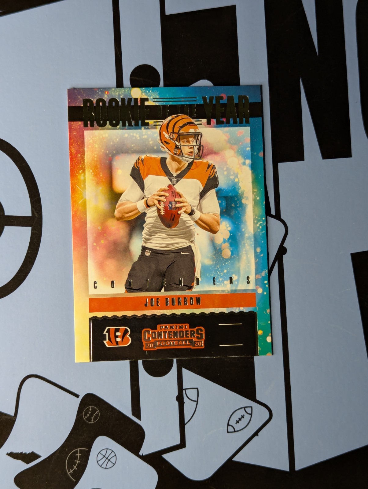 Joe Burrow Panini Contenders Rookie of the Year Contenders #RYJBU Base
