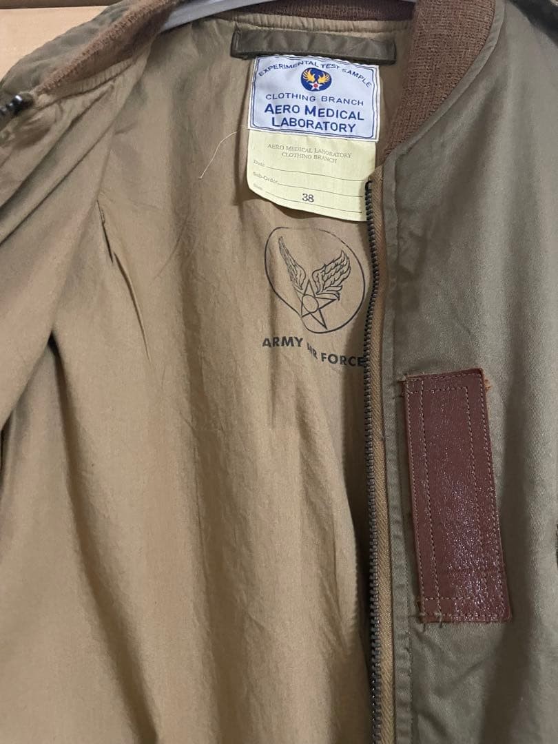 Buzz Rickson's L-2 Test Sample Flight Jacket Exce… - image 5