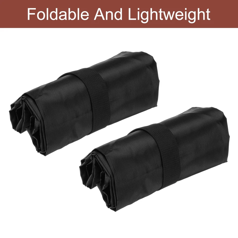 Bolsas de viaje impermeables de 20" x 24" para playa piscina 2 piezas negras Foto 4 de 4