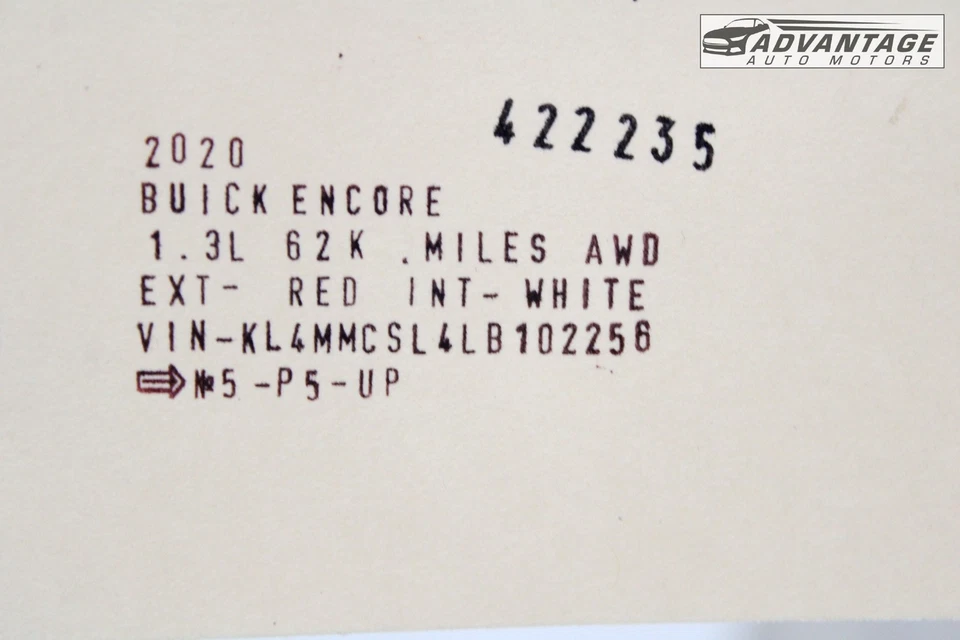 Buick Encore GX 2020-21 trasero segunda fila asiento inferior susurro beige OEM Foto 4 de 4