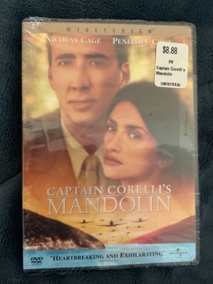 BRAND NEW DVD - Captain Corelli s Mandolin - Nicholas Cage - Penelope Cruz