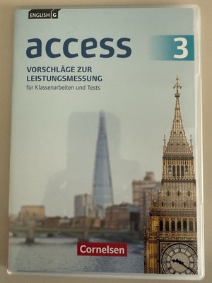 Access 3 Vorschläge zur Leistungsmessung Klassenarbeiten Klausuren Test Lösungen