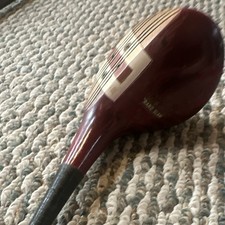 Genuine Persimmon Golf Vintage 4 Fairway Wood Golf Club Steel Shaft