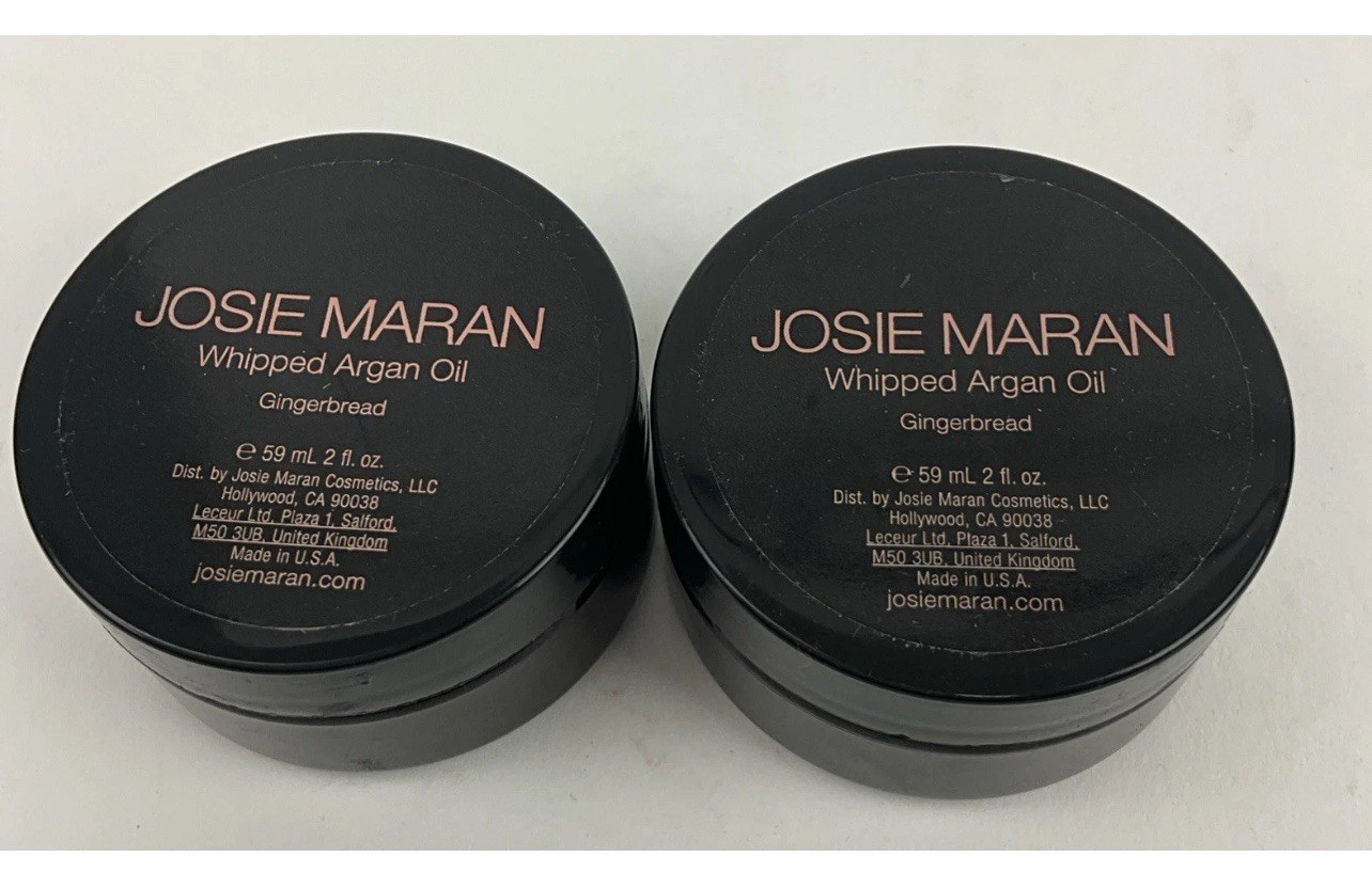 Josie Maran Whipped Argan Oil Gingerbread 2 Pack 2 Fl Oz New Sealed