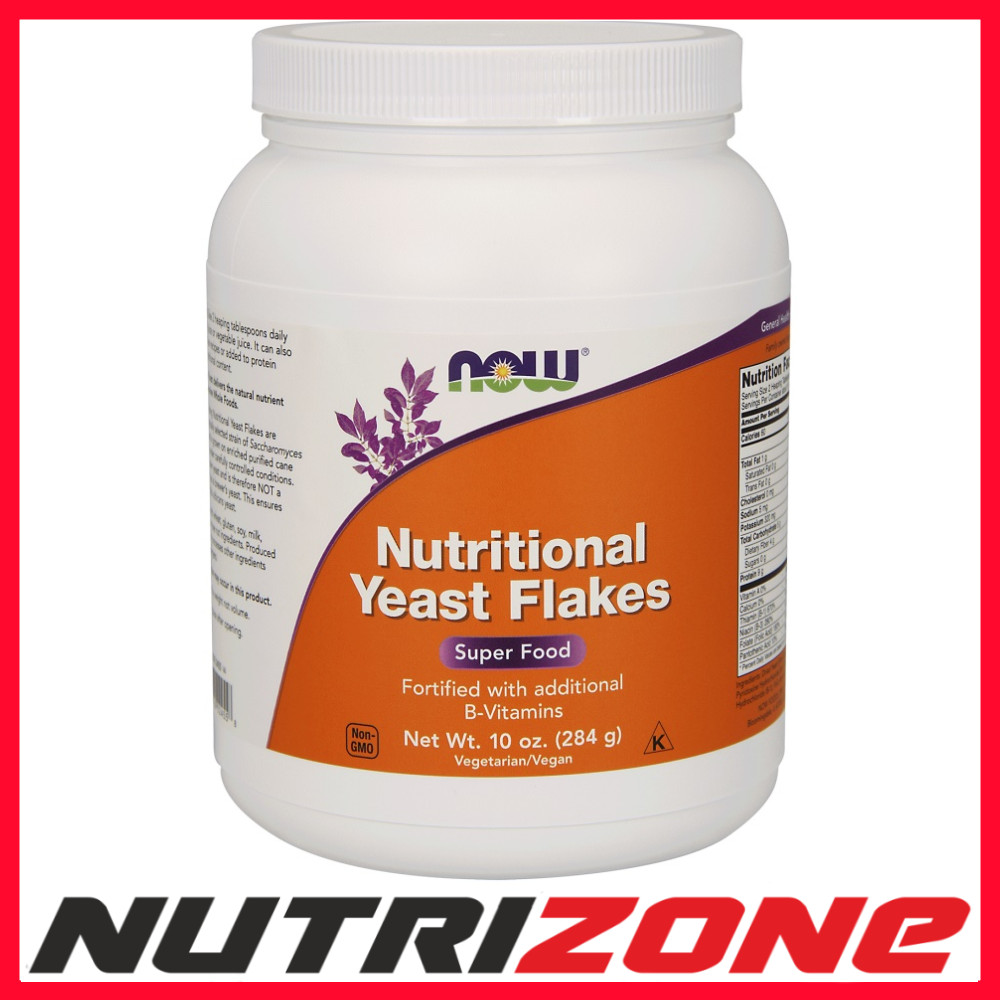 NOW Foods Nutritional Yeast Flakes Powder - 284 grams