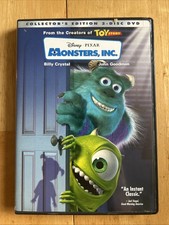 Monsters, Inc. (DVD, 2002, 2-Disc Set Collectors Edition) Disney Pixar