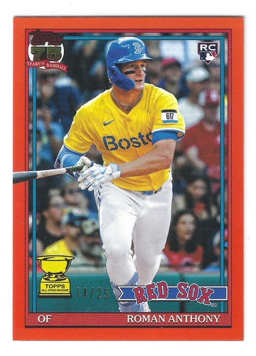 Roman Anthony [Orange] #T91-71 2026 Topps 1991 card