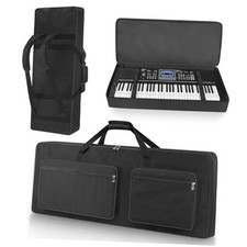 61-Key Keyboard Case, Durable 10mm Full Padded Electric Piano Keyboard Gig Bag
