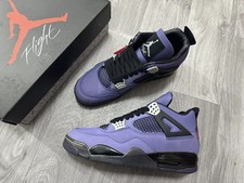 Travis Sc0tt AJ4 Friends  Family 'Mocha'  'Purple' Men's Size US 7-12