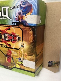 LEGO Ninjago set 9441 Kai's Blade Cycle Minifigures, Instructions, Box COMPLETE