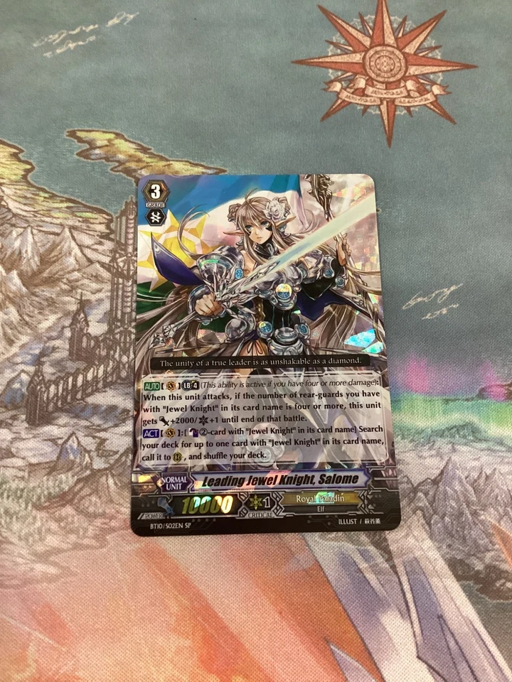 Cardfight!! Vanguard TCG Leading Jewel Knight Salome BT10/S02EN SP - Image 2 of 4