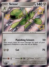 Scizor 191/091 SV: Paldean Fates Shiny Rare Holo Pokémon TCG on eBay