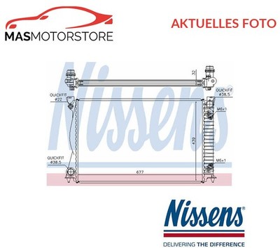 KÜHLER WASSERKÜHLER MOTORKÜHLER NISSENS 60233A P FÜR AUDI A6,C6 3L,2.7L
