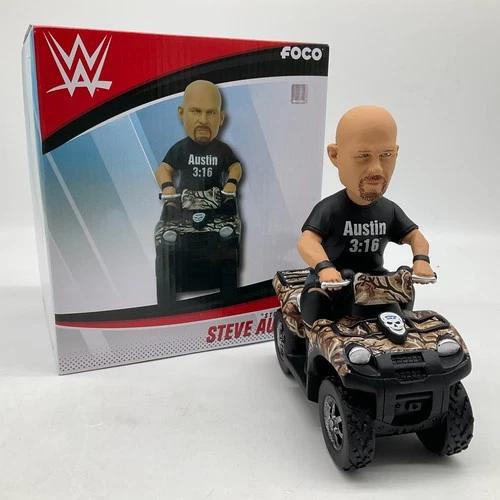 Stone Cold Steve Austin WWE ATV Bobblehead FOCO Wrestling