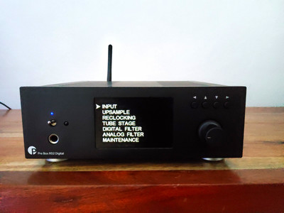 Pro-Ject Pre Box RS2 Digital Vorverstärker/DAC 2-Kanal Bluetooth FB Schwarz