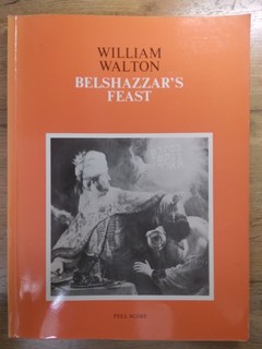 William Walton Belshazzars's Feast Full Orchestral Score