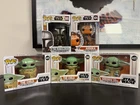 Star Wars Mandalorian Funko Pop Lot Of 5 Grogu, Mando, Asoka